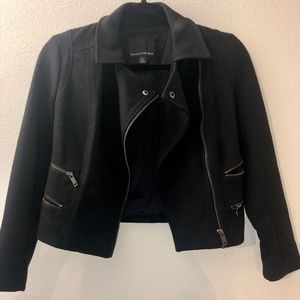 Leather Jacket Style Cotton Jacket